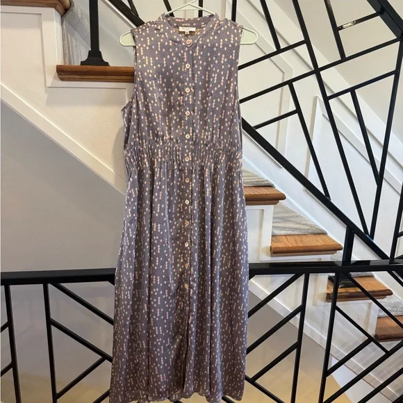 Equipment Adriana printed Sleeveless Midi Dress - Picture 2 of 3